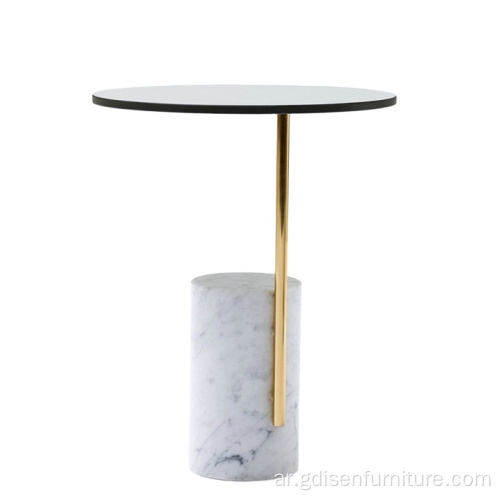 تصميم طاولة القهوة الرخامي الإيطالية الحديثة